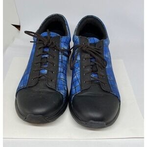 Alegria Womens Traq Quest Sneakers Size 37 Intercept Blue Exec Condition